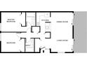 Layout of the home showing the arrangement of rooms, including bedrooms, bathrooms, kitchen, and living areas at 140 Orchid Woods Ct # 11A, Deltona, FL 32725
