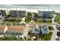 Aerial view of beach house and its surroundings at 4766 S Atlantic Ave, Ponce Inlet, FL 32127