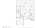 Detailed floor plan showcasing the layout of the home, including bedrooms, bathrooms, and living areas at 39 Ormond Green Blvd, Ormond Beach, FL 32174