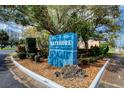 Community entrance sign for Bayshore at 925 N Halifax Ave # 1001, Daytona Beach, FL 32118