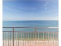 Stunning ocean view from private balcony, white railing at 2967 S Atlantic Ave # 1706, Daytona Beach, FL 32118