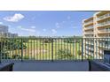Spacious balcony offering scenic water and golf course views at 4 Oceans West Blvd # 502D, Daytona Beach Shores, FL 32118