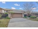 Charming single-story home with a two-car garage and well-maintained landscaping at 510 Sandy Bluff Trl, Deland, FL 32724