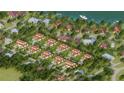 Wonderful aerial perspective of a modern waterfront community offering stunning views from well-designed properties at 2918 Hardy Ave, New Smyrna Beach, FL 32168