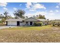 Inviting single-story home with stone accents, a front lawn and blue sky at 480 Columbus Ave, Orange City, FL 32763