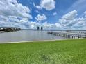 Beautiful water view showcasing clear blue skies, picturesque docks, and high-rise buildings in the distance, perfect for relaxation at 625 N Halifax Ave # 15, Daytona Beach, FL 32118
