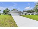Well-maintained home with an attached garage and a long driveway at 1329 N Old Mill Dr, Deltona, FL 32725