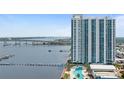 Stunning high-rise with a pool, marina and scenic water views at 241 Riverside Dr # 1909, Daytona Beach, FL 32117