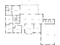 Detailed floor plan of the home, showcasing the layout of the bedrooms, living spaces, and bathrooms at 6247 Palomino Cir, Port Orange, FL 32127