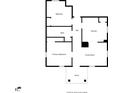 Simple floor plan of the home, showing the layout of the rooms at 742 S Martin Luther King Blvd, Daytona Beach, FL 32114