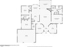 Detailed floorplan showcases an open layout, primary bedroom, and living spaces, plus a three-car garage at 2030 Waterford Estates Dr, New Smyrna Beach, FL 32168