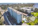 The property has a pool, tennis courts, and a covered parking area for residents at 100 Silver Beach Ave # 608, Daytona Beach, FL 32118