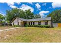 Attractive one-story home boasting a well-maintained lawn and mature trees for added shade and curb appeal at 5788 Devon St, Port Orange, FL 32127
