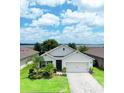 Beautiful single-Gathering home with a two-car garage, well-maintained landscaping and lovely curb appeal at 343 Lazio Cir, Debary, FL 32713
