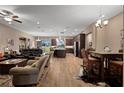 Open floor plan showcasing the living room, kitchen, and dining area at 5430 Nw 35Th Lane Rd, Ocala, FL 34482