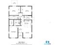 Detailed floor plan showcasing the layout with measurements for each room in the home at 707 Hamilton St, New Smyrna Beach, FL 32168