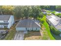 Aerial view of a charming home with lush greenery at 2110 3Rd Ave, Deland, FL 32724