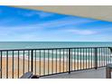Breathtaking ocean views from the condo balcony overlooking the beach and ocean at 2425 S Atlantic Ave # 1202A, Daytona Beach Shores, FL 32118