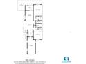 Detailed floor plan showcasing the layout of the home, including room dimensions and total square footage at 834 Sugar House Dr, Port Orange, FL 32129