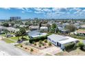 Aerial shot showcasing the property's proximity to the beach and surrounding neighborhood at 31 River Shore Dr, Ormond Beach, FL 32176
