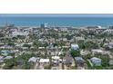 Aerial view of neighborhood with the beach in the background at 145 S Peninsula Dr, Daytona Beach, FL 32118