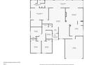 Floorplan featuring the layout of a single-Gathering home with multiple bedrooms, bathrooms, and living spaces at 1637 Bent Oaks Blvd, Deland, FL 32724