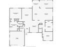 Detailed floor plan showcasing the layout of the home, including room dimensions at 35 China Moon Dr, Ormond Beach, FL 32174