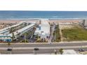 Panoramic aerial view of Ocean Jewels Club featuring the beach and nearby accommodations at 935 S Atlantic Ave # 505, Daytona Beach, FL 32118