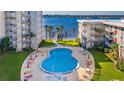 Enjoy the waterfront community pool with ample seating and scenic views at 2711 N Halifax Ave # 264, Daytona Beach, FL 32118