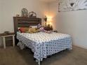 Comfortable bedroom with a cozy bed and unique decor, creating a personalized and inviting space at 2875 Delrose N Dr, Lakeland, FL 33805