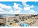 Enjoy the ocean view while sunning from the beach deck at 3647 S Atlantic Ave # 7C, Daytona Beach, FL 32118