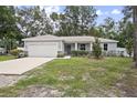 Charming single-story home with an attached two-car garage and fresh landscaping at 1094 Lolita St, Orange City, FL 32763