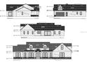 Detailed architectural drawings showcase the house elevations at 1909 S Farm Rd, Deland, FL 32720