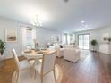 Bright and airy living area with wood floors, neutral furniture, and ample natural light at 112 Tuscany Bend St, Daytona Beach, FL 32117