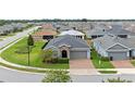 Aerial view of a well-planned neighborhood showcasing manicured lawns and various home styles at 5648 Nw 40Th Loop, Ocala, FL 34482
