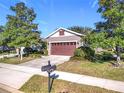 Charming single-Gathering home featuring a two-car garage and lush landscaping in a well-maintained neighborhood at 22004 Belgian Ct, Mount Dora, FL 32757