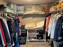 Walk-in closet with plenty of storage for clothes and personal belongings at 1425 Ocean Shore Blvd # 402, Ormond Beach, FL 32176