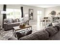 Inviting living room with neutral tones, plush seating, and an open floor plan for modern living at 1546 Landon Ln, Haines City, FL 33844