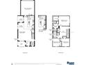 Detailed floor plan showcasing the layout of the main and upper levels of the house at 3737 Isle Royal Pl, Apopka, FL 32712