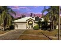 Charming single Gathering home with a manicured lawn and attractive landscaping in a desirable community at 603 Pinehurst Ct, Kissimmee, FL 34758