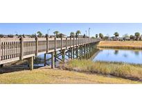 Wooden boardwalk path over water, offering scenic community views at 3161 Paradox Cir # 303, Kissimmee, FL 34746