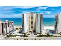 Beautiful beachfront condo building with ocean views and ample parking for residents and guests at 2937 S Atlantic Ave # 2001, Daytona Beach, FL 32118