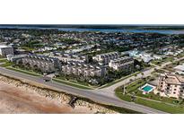 Gorgeous aerial view of new construction townhomes near the beach and Intracoastal Waterway at 2360 Ocean Shore Blvd # 3, Ormond Beach, FL 32176