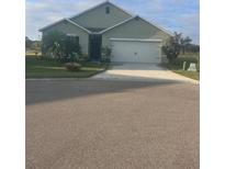 Charming single-Gathering home featuring a manicured lawn and two-car garage at 3629 Maidencain St, Clermont, FL 34714