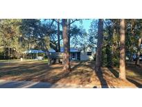 Charming single-story home nestled amongst mature trees with an attached carport on a spacious lot at 43648 S Island Dr, Paisley, FL 32767