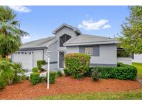 Charming single-story home with manicured landscaping and a well-maintained front yard at 11396 Se 178Th Pl, Summerfield, FL 34491