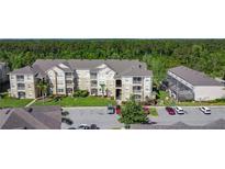 An aerial view of a well-maintained multi-Gathering property in a lush, green surrounding at 2310 Silver Palm Dr # 301, Kissimmee, FL 34747