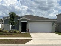 Charming single-Gathering home featuring a two-car garage and well-maintained front yard at 1721 Nebraska Loop, Sumterville, FL 33585