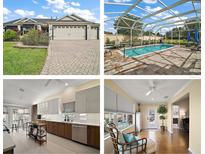 Real estate listing features a variety of indoor and outdoor amenities, from a pool to a modern kitchen at 342 Mccormick Ln, The Villages, FL 32162