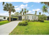 Charming single-story home with carport, lush landscaping, and well-maintained lawn at 5300 Tigers Tail, Leesburg, FL 34748